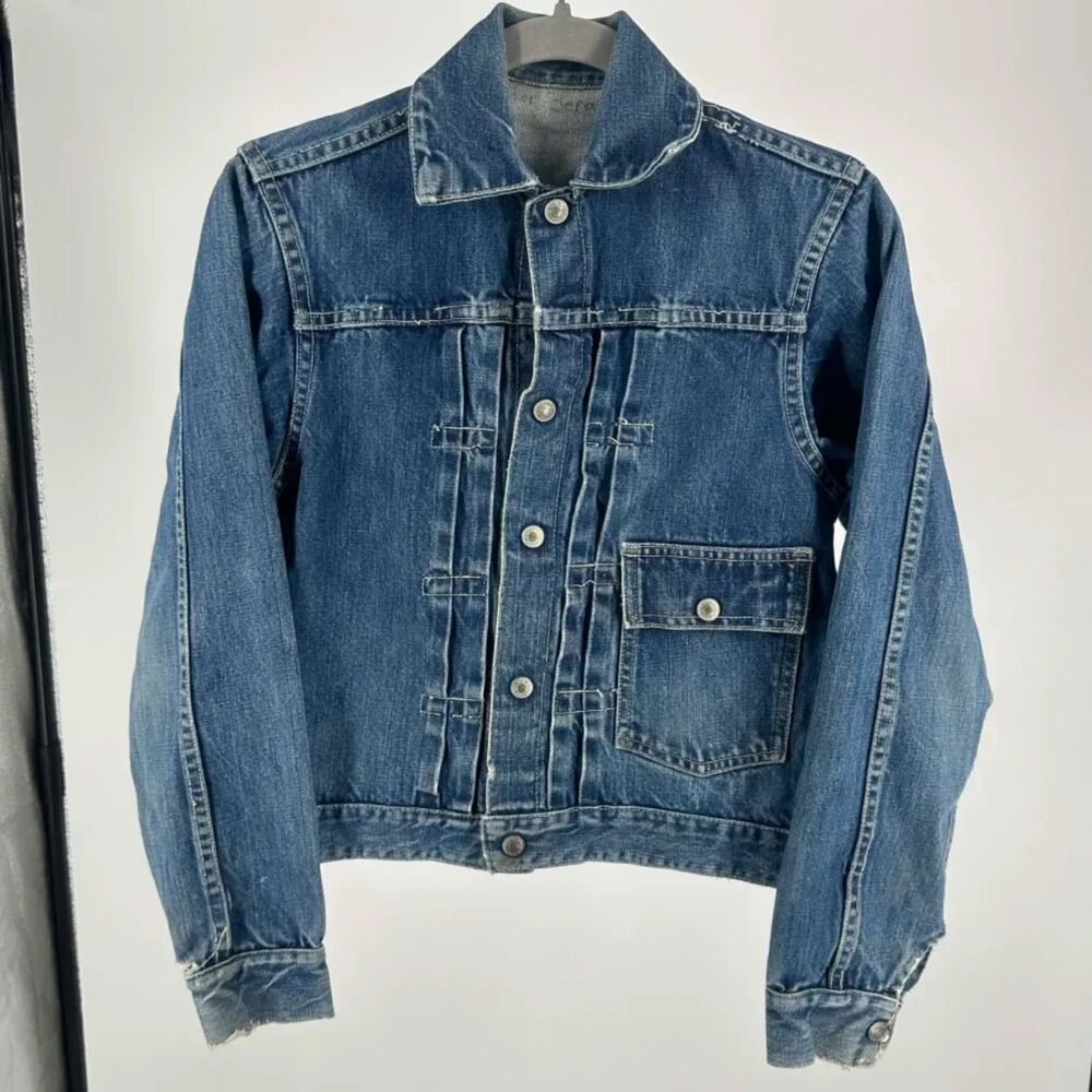 Vintage 40s Penneys Foremost Type 1 Selvedge Denim Jacket Size 36